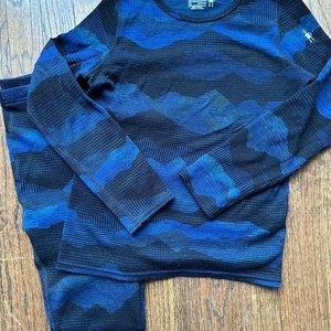 Smartwool Kids Merino Wool Base Layer set top and bottom Kids Size XL/13/14